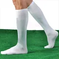 New Mens Women Sports Long Socks Knee High Football Soccer Hockey Rugby Stocking 55KD