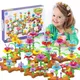 Jouets de construction de jardin de fleurs ensemble de jeu de blocs de fleurs Lauren pour enfants