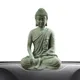 Statue de Bouddha en Pierre Mini Bouddha de Méditation de Yoga Décoration Précieuse pour la