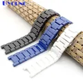 Bracelet de montre en céramique allolisse accessoires de montre couleur bleue couleur blanche