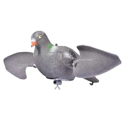 Leurre de mouvement de Pigeon en plein air appât volant à ailes rotatives faux Pigeon avec ailes