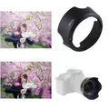 1pc Black Abs Lens Hood Ew-63c Ew63c For Ef-s 18-55mm F/3.5-5.6 Is Camera Lens Hood Lens Protetor Ew