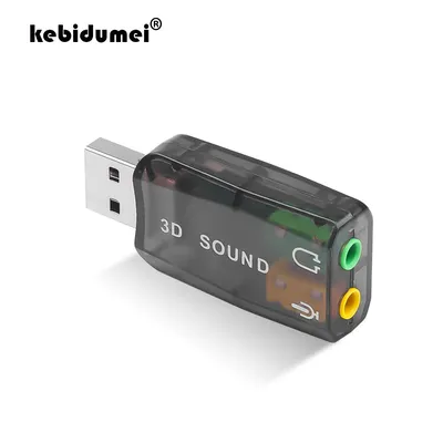 KeRestoQuebec Umei-Carte son 3D externe USB vers 3.5mm micro sauna prise téléphone casque