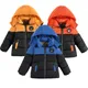 Doudoune chaude à capuche pour garçons vestes d'hiver pour enfants vêtements pour bébés garçons