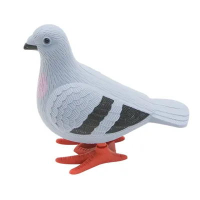 Nouveau jouet à enrouler Pigeon en plastique fin Mini taille de main pour bébé jouet