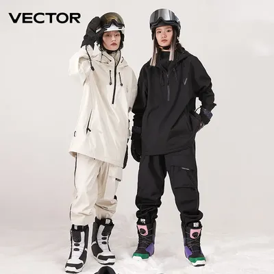 Veste et pantalon de ski coupe-vent pour hommes et femmes vêtements de sport de plein air