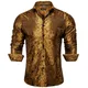 DiBanGu – chemises en soie Paisley pour hommes vêtements à manches longues marque de luxe