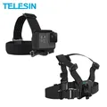 TELESIN-Ceinture de poitrine avec sangle de tête support de caméra d'action accessoire pour GoPro