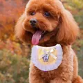 Bavoir de salive imprimé pour chien résistant à l'usure charmant Adorable pour l'extérieur