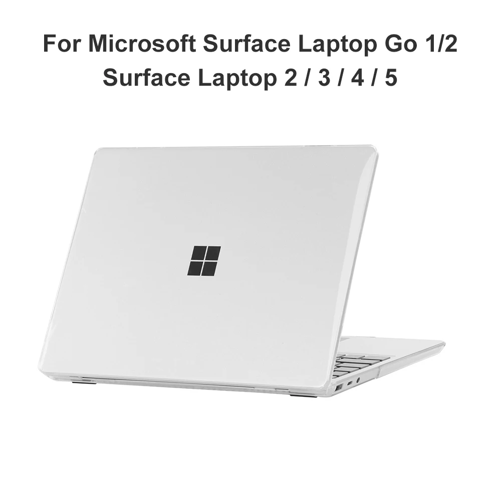 Étui pour ordinateur portable Microsoft Surface pour ordinateur portable Go 2, 12.4 pouces, Funda pour Surface Laptop 2 3 4 5 13.5 pouces, couverture en cristal mat
