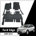 Tapis de sol de voiture en cuir artificiel intérieur de voiture accessoire pour Ford Edge 2014