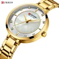 CURREN Montres Femmes En Cristal De Luxe Strass Quartz Montre pour Dames Romantique Cadeau Étanche