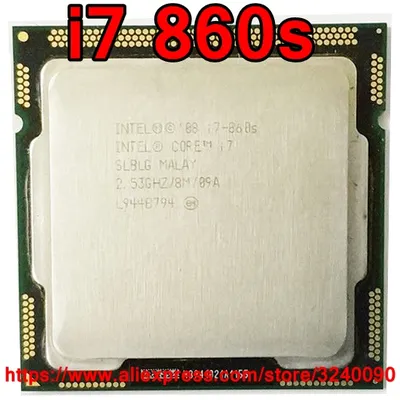 Original Intel Core i7 860s façades Core 2.53GHz LIncome 1156 8M Cache 82W i7-860s CPU de bureau