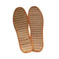 Semelles de chaussures respirantes 1 paire déodorant antibactérien bambou charbon de bois lin