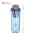 Bouteilles d'eau en Tritan avec paille 700/1600ml mixeur Portable Shaker de gymnastique tasse de