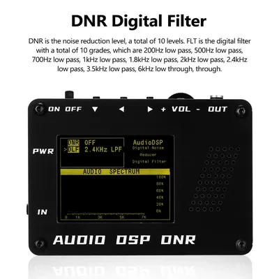 Audio DSP Noise Beverer avec haut-parleur filtre numérique ChrR SSB radio amateur YAESU ICOM