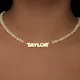 VG 6YM-Collier Pendentif Lettre Perle pour Femme Même Cadeau d'Anniversaire Bijoux Vente en Gros