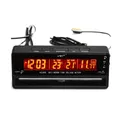 Voiture Auto LCD numérique horloge Therye.com température tension mètre testeur TS-7010V