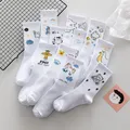 Chaussettes pour femmes Tube central Section mince absorbe la sueur respirant sport blanc