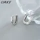 CIAXY – boucles d'oreilles Graffiti couleur argent pour femmes rétro imprimé symbole de texte