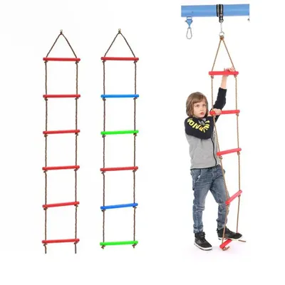 Cordes en bois PE pour enfants échelle d'escalade jouet pour enfants Fitness Sport balançoire