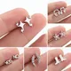 Boucles d'oreilles Tiny Star Stud pour femmes bottes minimalistes boucles d'oreilles de musique de