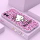 Coque de téléphone léopard Hello Kitty pour iPhone coque en silicone liquide iPhone 15 14 13 12 11