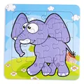 Puzzle Animal dinosaure pour enfants 3 pièces dessin animé avion apprentissage bébé éducation