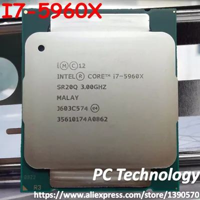 I7 5960X Original Intel Xeon I7-5960X CPU 8 cœurs 3.00GHZ 20MB 22nm LGA2011-3 I7 5960 X processeur 1