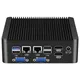 Mini PC industriel Windows 10 Pro/Linux Celeron J4125 Quad Core Fanless ordinateur de bureau