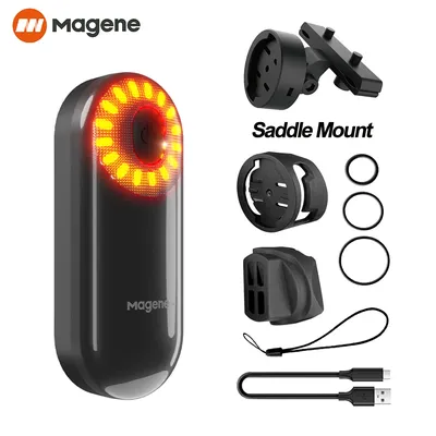 Magene-enquêter arrière LED pour vélo radar intelligent éclairage pour sauna tige de dégager
