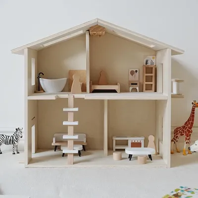 Maison de jeu en bois pour bébé maison de beurre villa de simulation maison de courses