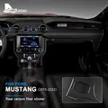 Autocollant en fibre de carbone véritable pour Ford Mustang panneau de voiture Prada garniture