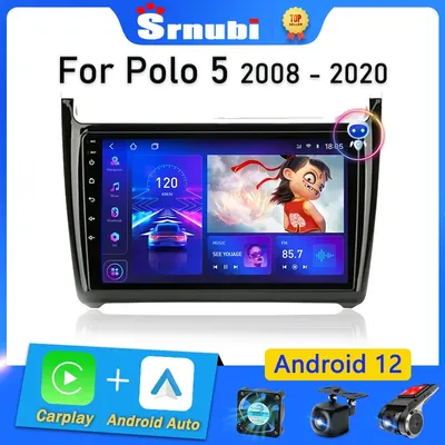 Srnubi-Autoradio Android 12 Lecteur de Limitation 2 Din Carplay Stéréo GPS DVD Unité