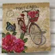 Serviettes de table en papier pour mariage tissu élégant vélo papillon fête d'anniversaire beau