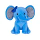 Peluche PP en coton pour enfants jouets multicolores en forme d'éléphant jouet pour bébés filles