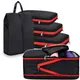 Cubes d'emballage de Compression durables accessoires de voyage sac de rangement de valise avec