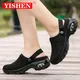 YISHEN-Chaussures décontractées pour femmes sandales à plateforme non ald chaussures en maille