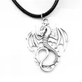 Pendentif de dragon volant pour hommes accessoires de bijoux boucles d'oreilles pendantes