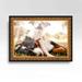 28x41 Frame Gold Real Wood Picture Frame Width 1.75 inches | Interior Frame Depth 0.5 inches | Da