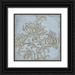 Meagher Megan 12x12 Black Ornate Wood Framed with Double Matting Museum Art Print Titled - Silver Filigree VI