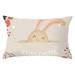 MRULIC Pillow Case Easter Single-sided brushed peach skin Square Decorative Pillow Case Cover + I