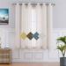 HA-EMORE Linen Blend Textured Window Curtain Panels for Kitchen Living Room Bedroom Farmhouse Window Treatment Drapes Grommet Top