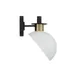 Crystorama Gigi Wall Sconce - GIG-811-BK-AG