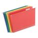Deluxe Reinforced Recycled Hanging File Folders Letter Size 1/5-Cut Tabs Assorted 25/Box | Bundle of 5 Boxes