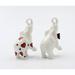 Cosmos Gifts Valentine Elephant Salt & Pepper China in White | 4.25 H x 2.5 W in | Wayfair 21026