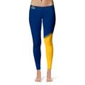 Women's Blue/Gold Kent State Golden Flashes Plus Size Letter Color Block Yoga Leggings
