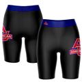 Women's Black/Blue American University Eagles Logo Bike Shorts