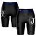 Women's Black/Navy Jackson State Tigers Plus Size Logo Bike Shorts