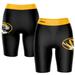 Women's Black/Gold Missouri Tigers Plus Size Logo Bike Shorts